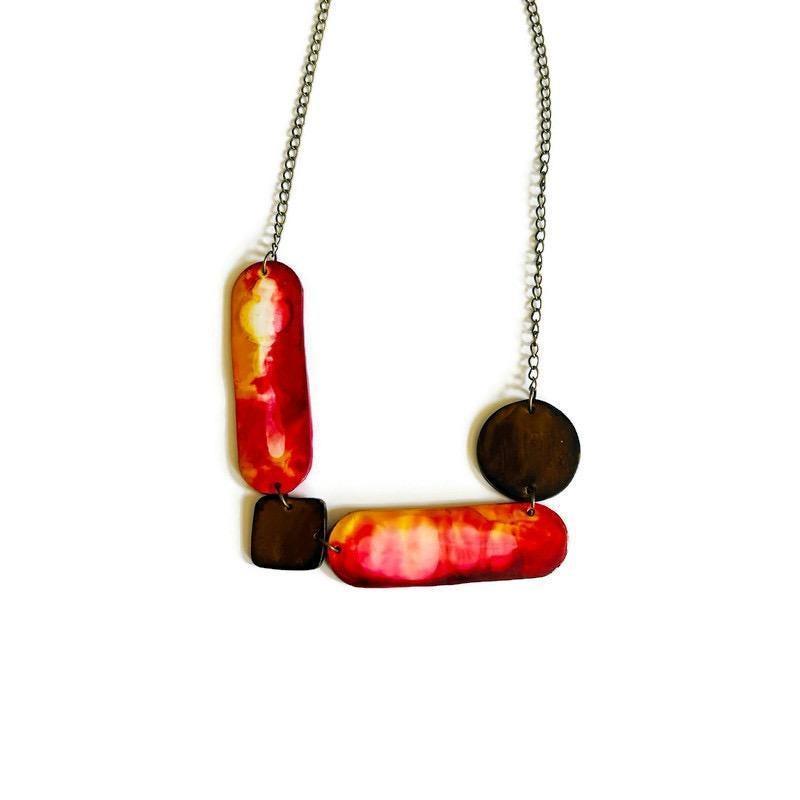 Ombre Statement Earrings for Fall