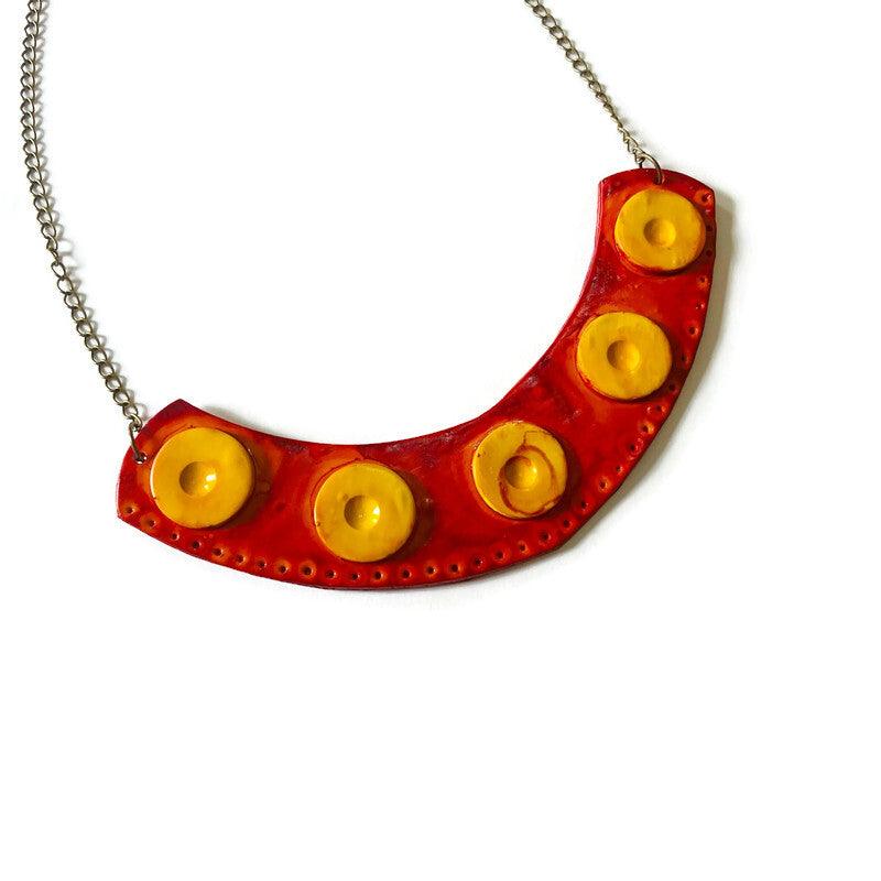 Rustic Statement Jewelry Set with Fall Colors
