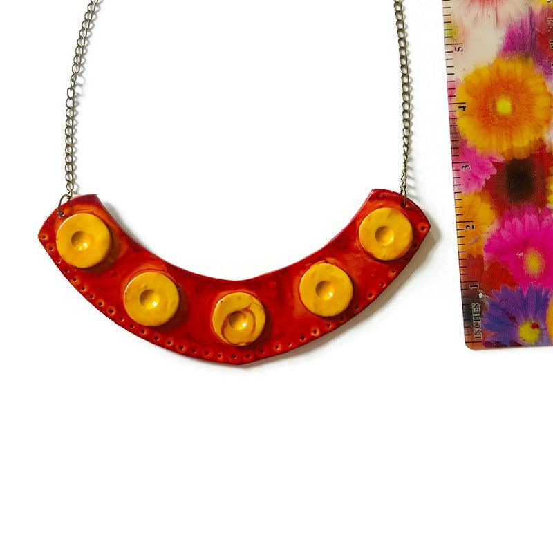 Rustic Statement Jewelry Set with Fall Colors