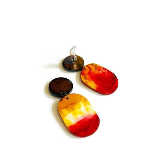 Ombre Statement Earrings for Fall