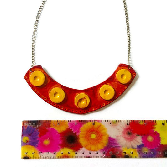 Rustic Statement Jewelry Set with Fall Colors